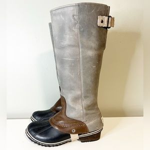 Sorel Slimpack Winter Rain Equestrian Riding Boots